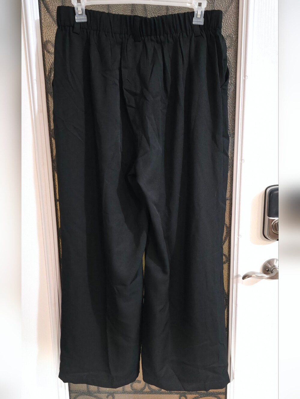 Halara Black Wide-Leg Pants - Picture 3 of 4
